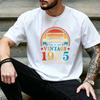 Unisex Retro Rainbow Cassette Tape 1985 Vintage Graphic T Shirt 80s Nostalgic Birthday Daily Streetwear Top