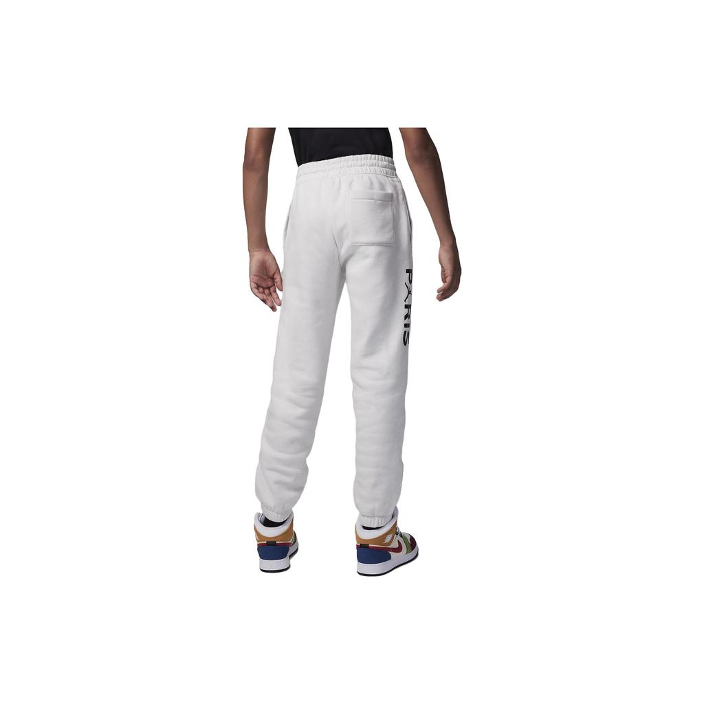 Jordan Paris Saint-Germain Fleece Trousers With Logo Print Kids Bottoms White FV2581-072