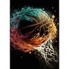 Nordic Colorful Sport Basketball Posters Prints Canvas Painting Sports Wall Art Picture for Kid Teen Boys Gift Room Gym Decor