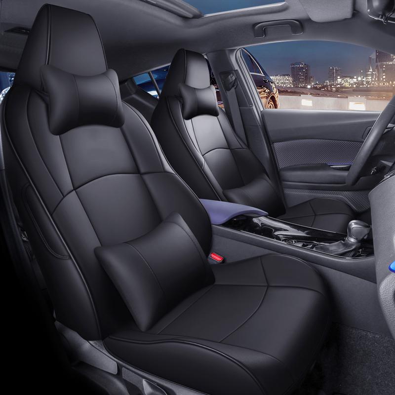 Car Styling Seat Cover For Toyota CHR 2018 2019 2020 2025 2025 2025 2025 Protecting Seat Cushion Leather Accessories -Full sets