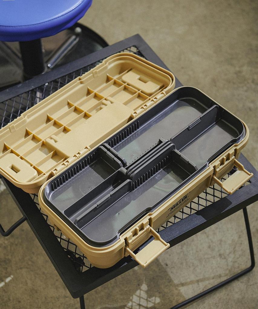 GORDON MILLER Car 4L Stack Cargo Low Storage Box Organizer Coyote Beige 1744762