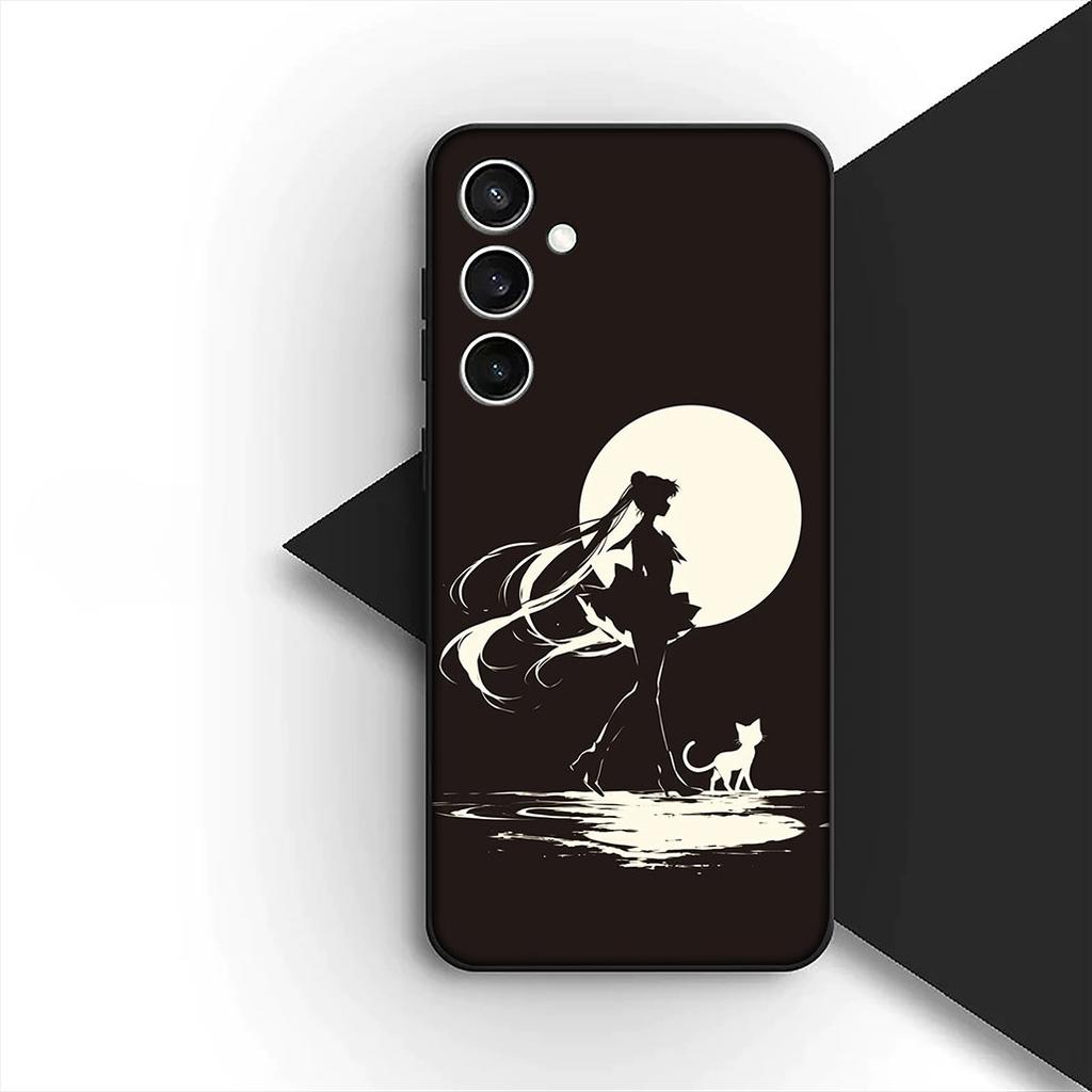 Girl S-Sailors-Cartoon Moon Cover for Samsung Galaxy A36 A55 A26 A05 A06 A14 A50 A51 A53 A54 A12 A13 A23 A35 Coque Phone Case