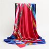 90 * 90cm New Silk Scarf Women'S Spring And Summer Decorative Scarf Sunscreen Travel Shawl Autumn And Winter Scarf Thin Edition