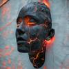 Модный настенный светильник Cracked Soul, современный светодиодный настенный светильник с 3D-иллюзией, светильник с эффектом разбитого стекла для спальни, гостиной, бара, кафе -