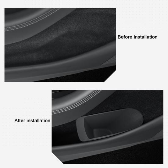 2 шт. контейнер для хранения (2023-2025) для Tesla Model 3/Y Дверь TPE