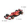Ббураго 1:43 Ferrari SF24 2024 Гран-при Майами Формула-1 Гоночный автомобиль Статическая симуляция Литье под давлением Сплав Модель автомобиля Акриловая коробка