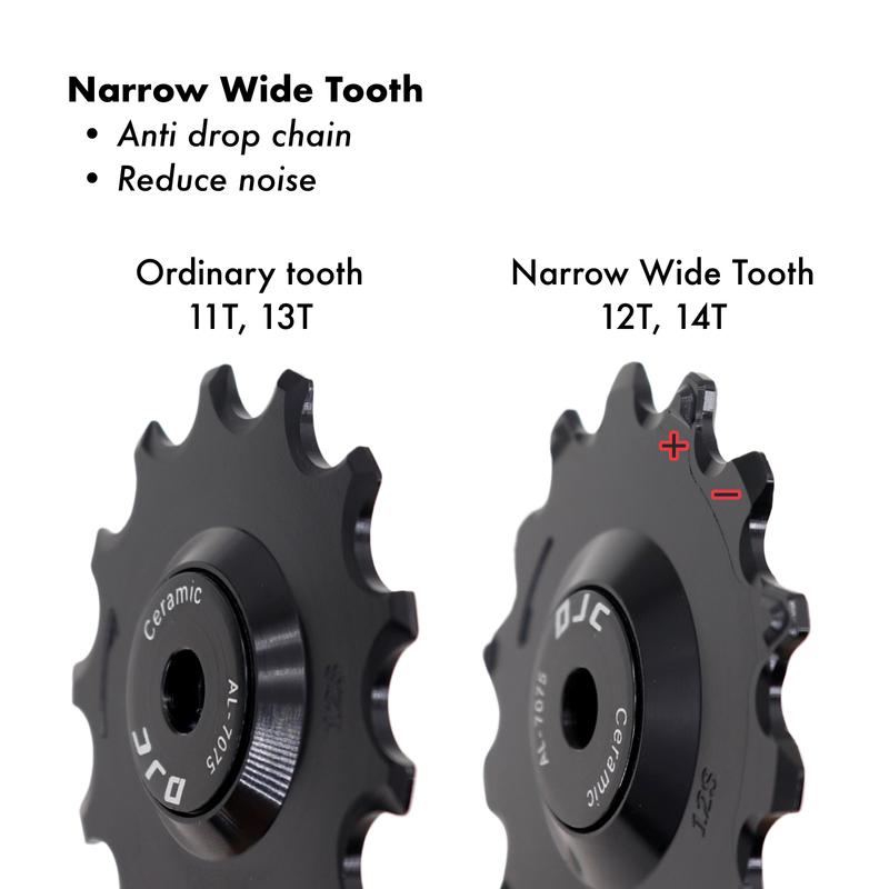 DJC 12 Speed Bike Ceramic Bearing Pulley Wheel Guide Roller Jockey 11T 12T 13T 14T MTB Road Bike for Shimano for Sram 12s