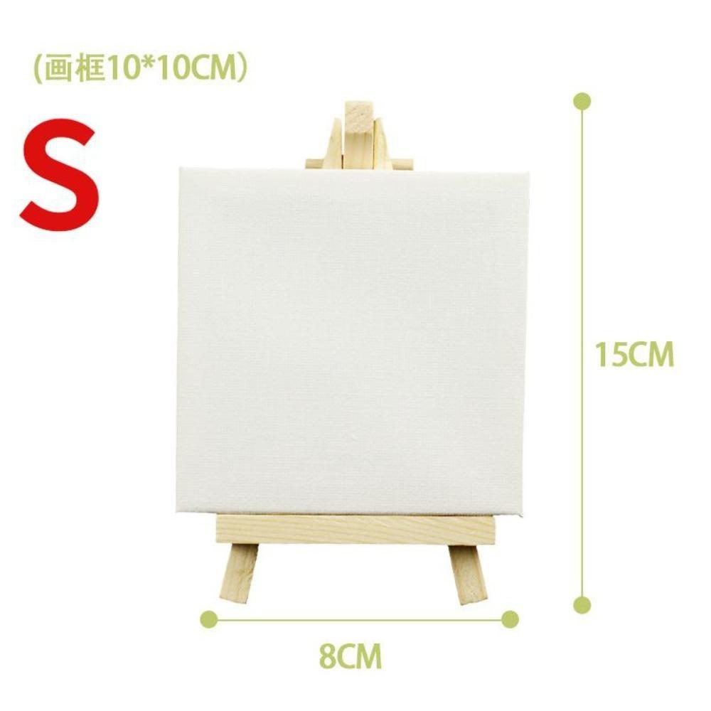 1 комплект, деревянный мини-мольберт для художника, картина маслом, белый холст, ткань для рисования, мебель, мебель для живописи, товары для творчества на холсте