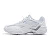 Li Ning Thunder Sonic Boom Амортизация Скользкая подошва Дышащие Низкие Бадминтонные кроссовки Унисекс Белый Серебристый AYTV005-4