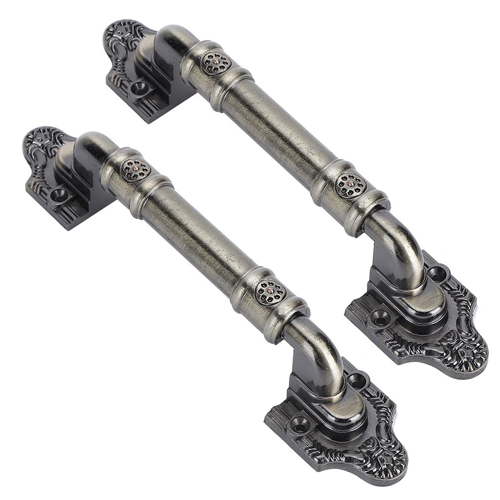 2 шт. винтажные дверные ручки для ящиков шкафа в европейском стиле бронзового цвета