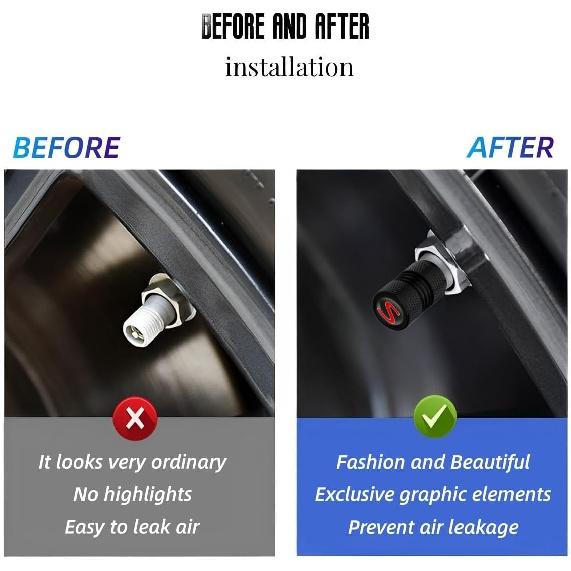 Car Wheel Tire Valve Stem Caps Aluminum Alloy Compatible with Q50 Q60 Q70 Q80 car tire Valve caps Tire Air Caps Cover Accessories