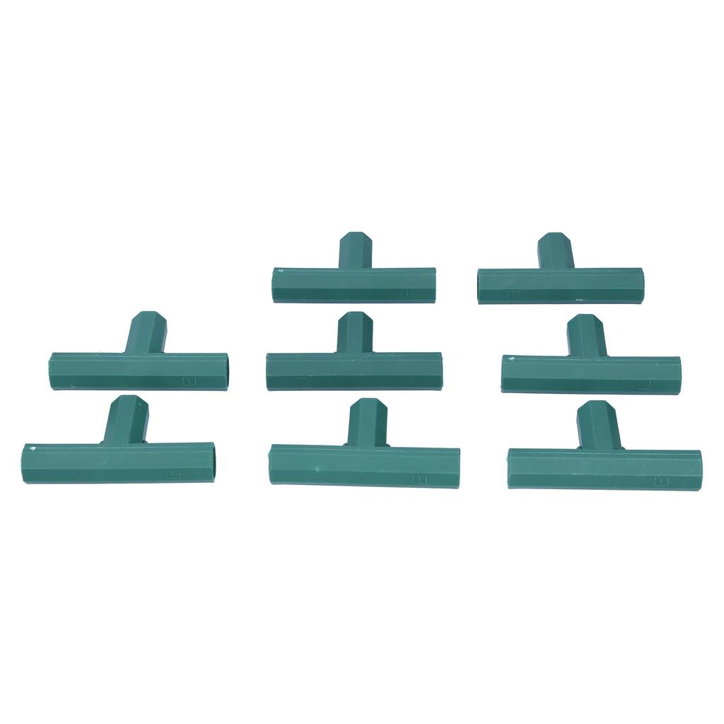 8Pcs T Shape Connector DIY Plant Stake Joint Tee Adapter for 16mm Garden Plant Support