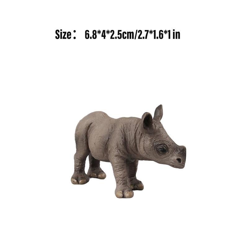 Kid's Gift Animal Model Simulation Farm Animal Figures Educational Toy Plastic Material Cow Category 14x8cm Size