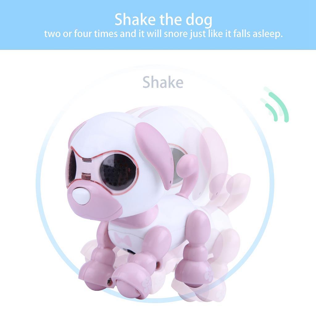 Робот Собака Pet Игрушка Умные Дети Интерактивный Прогулочный Звук Щенок Светодиодная Запись Образовательный Подарок