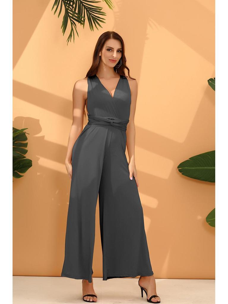 Женский комбинезон с многовариантными бретелями и перекрестной повязкой - Сексуальная и стильная офисная мода