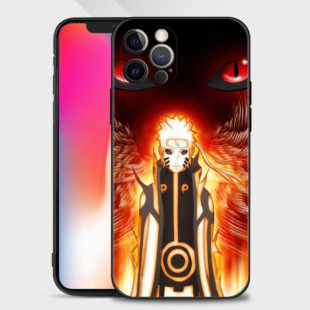 Чехол для телефона Apple iPhone 13 12 11 Pro Max 13 12 Mini XS Max XR X 7 8 6 6S Plus 5 5S SE 2020 в виде ракушки аниме Наруто Узумаки