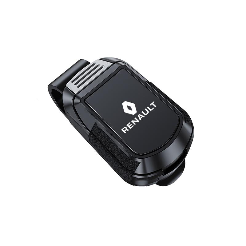 For Renault 2026 New Hub Caps Car Glasses Sunglasses Storage Clip Sun Visor Clamp For Renault Clio Koleos Megane Espace QM6 Kadj