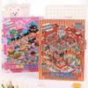 PET Landscape Sticker Book Visual Stacking 3D Pocket Cabin Scene Stickers Kids