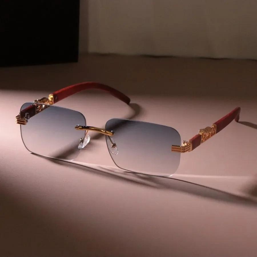 Frameless Unisex Square Sunglasses Women Men Brand Designer Colorful Sun Glasses Female Male Colors Mirror