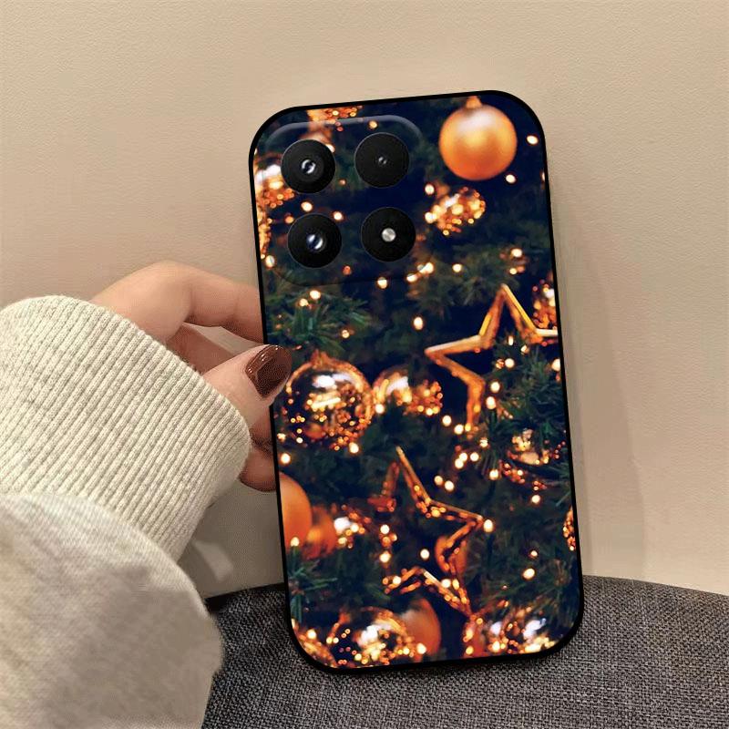 Christmas Silicone Case For Xiaomi 17 Pro Max 15 14 13 Ultra Pro 13Lite Cover Soft TPU Shockproof Protective Shell Fundas Coque
