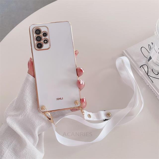 Для Redmi Note 12s Силиконовый чехол из ТПУ с покрытием для Xiaomi Redmi Note 12 Pro Plus Turbo Note12 12T 11T Pro 11s, ожерелье через плечо, шнур, ремешок, мягкий чехол