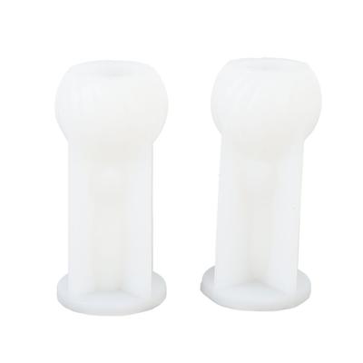 2 шт. 3D Кролик свеча формовка гибкая силиконовая форма кролик для украшения поделок