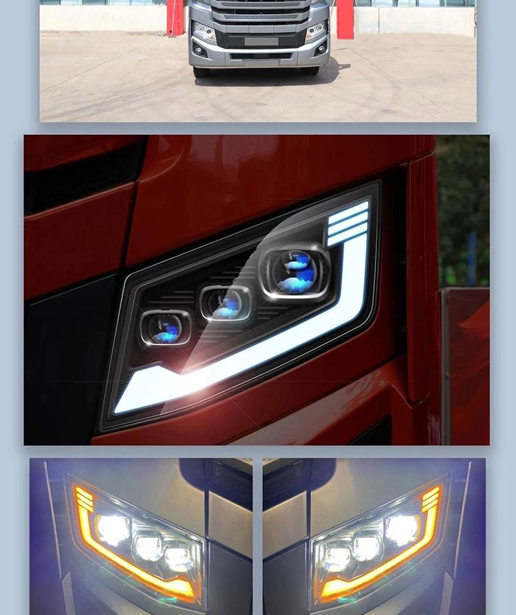 Светодиодная мультилинзовая сборка передней фары JAC Gallop K7 Super Bright