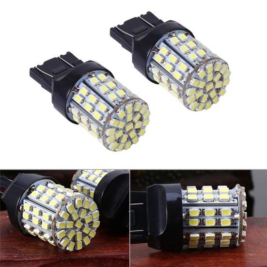 2 шт. 12 В T20 7440 7443 64 SMD белый 6000K автомобильный задний тормоз задний светодиодный светильник