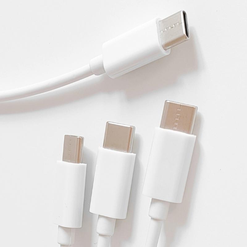 USB C на Мульти 3 в 1 USB Длинный Зарядный Кабель 1M/3.28ft Зарядный Шнур Универсальный Несколько Портов Длинный Зарядный Кабель USB C