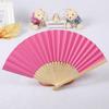1pcs Paper Folding Fans Blank Bamboo Hand Held Fan for Practice Calligraphy Doodle DIY Painting Wedding Party Decor Gifts