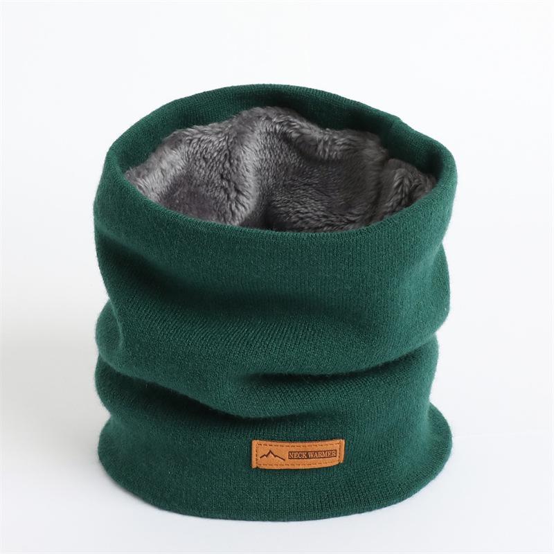 New Solid Knitted Neckerchief For Autumn Winter Men Women Cover Neck Thickened Warm Scarf Outdoor Fashion Ladie Riding Face Mask