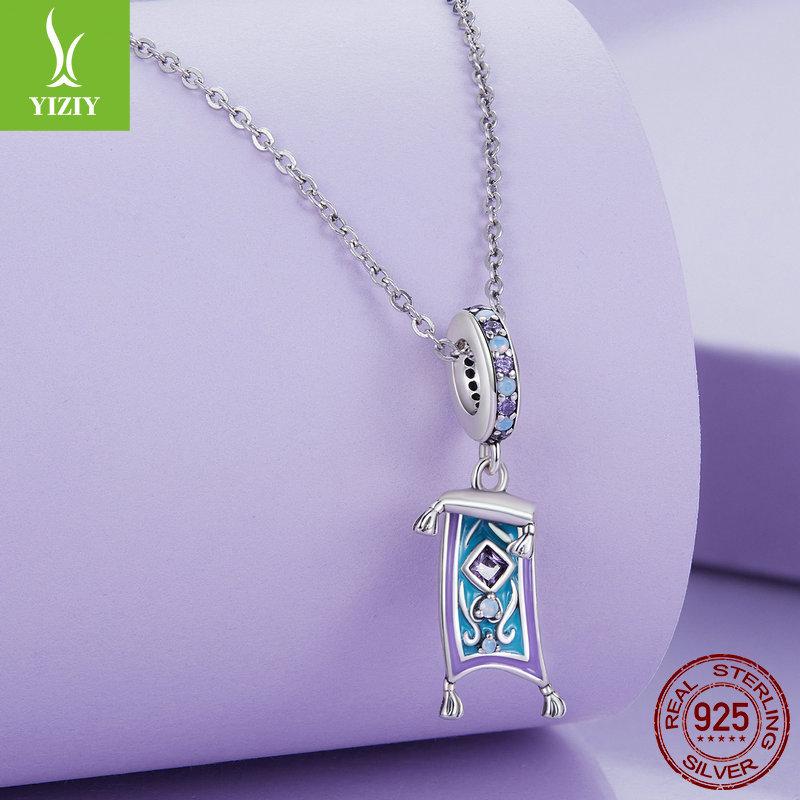 Серия Волшебная Сказка Волшебный Ковер Подвеска Сделай Сам, Браслет-Ожерелье из Стерлингового Серебра S925 в Ретро Стиле, Украшение для Ожерелья