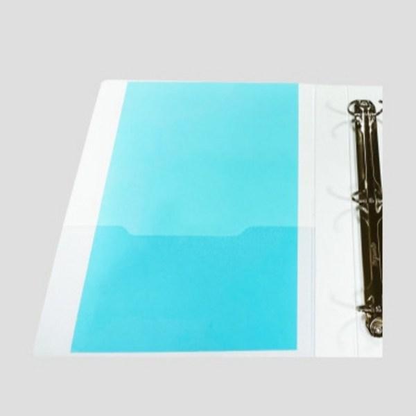 Youngoh Transparent 3-hole D-ring Binder 5cm, White + Transparent, 10 Pieces