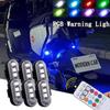 1/6 шт. Автомобильные Мотоциклетные RGB Светодиодные Стробоскопы Светодиодные Мигающие Позиционные Беспроводные Огни Самолет Самолет Вертолет Предупреждающие Огни