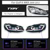 TYPY Car Light For VW Golf 6 Headlamp Mk6 2009-2012 LED Projector Lens headlight DRL Turn Signal Lamps High Beam Lamps