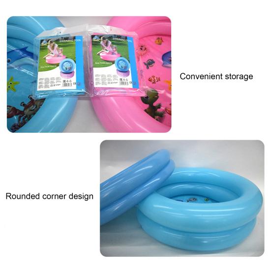 Водная игрушка синий/розовый экологически чистый утолщенный крытый открытый детский бассейн надувной плавательный