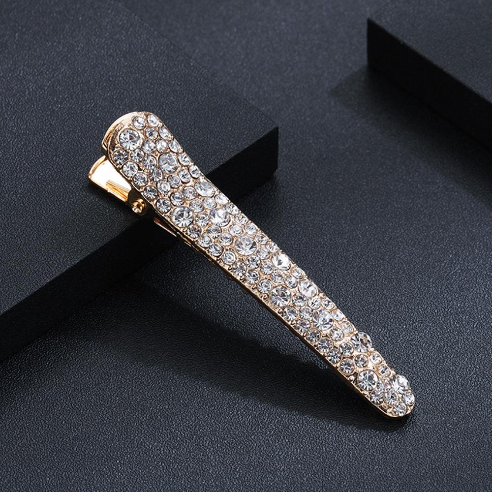 Модные головные уборы со стразами в виде крокодила, красивые блестящие заколки для волос со стразами, женские аксессуары для волос