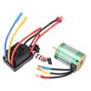 3900KV Brushless Motor 60A Brushless ESC Set Waterproof Dustproof Motor ESC Kit for 110 RC Car