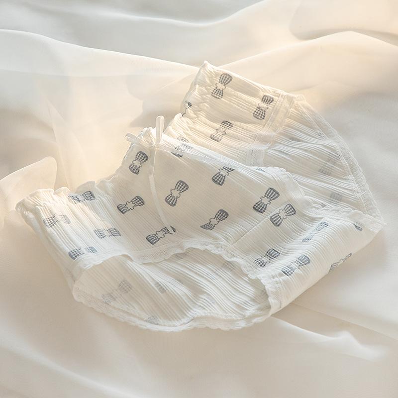 Хлопковые трусики женское нижнее белье трусики модные нитки бант трусы милые девушки бесшовные трусы женское нижнее белье продажа