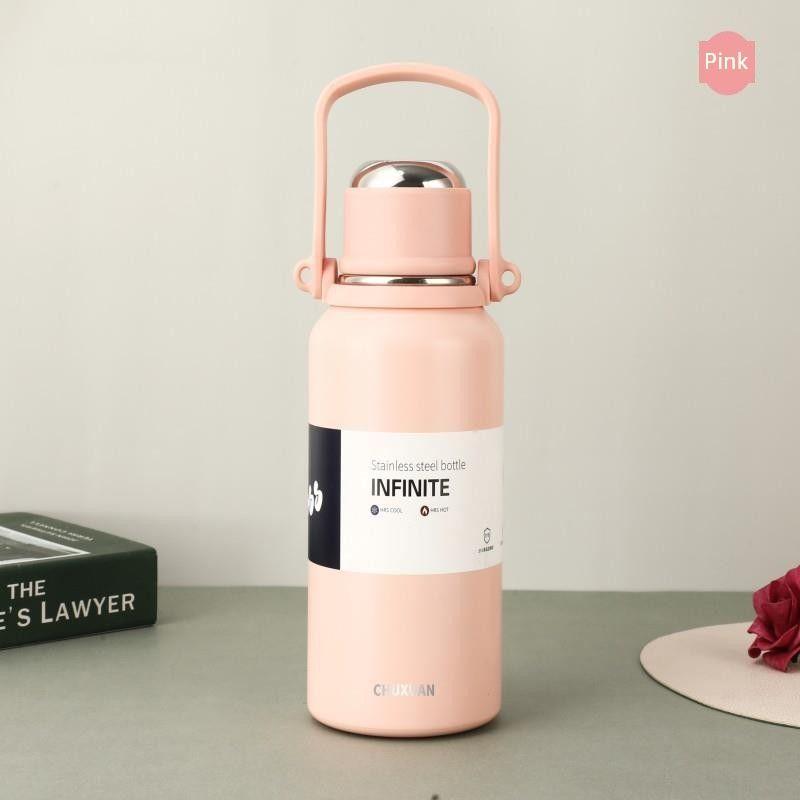 316 Stainless Steel Large-Capacity Thermos Cup for Women, Good-Looking Outdoor Sports Water Bottle, Men's Water Cup, Travel Thermos Pot