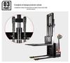 Electric 2-ton Forklift Stacker with Hydraulic Lifting