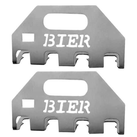 Beer Bottle Opener Carrier Stainless Steel Can Opener for 4 Bottles Heavy