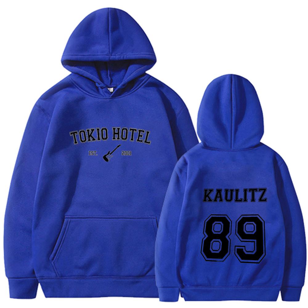 Рок-группа Tokio Hotel Kaulitz Hoodie Женская мода Повседневный пуловер Толстовка Женская хип-хоп свободный капюшон Панк уличная одежда