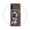 Case for Huawei P30 Pro Pitbull Dog White Gray