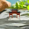 Китайская мемориальная арка Статуя Модель древнего здания Японский павильон Украшение Миниатюрная альпина Аквариум Бонсай Орнамент