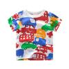 Jumping Meters Детские летние футболки с принтом динозавра, популярные футболки с коротким рукавом и рисунком для малышей, топы, одежда для мальчиков и девочек