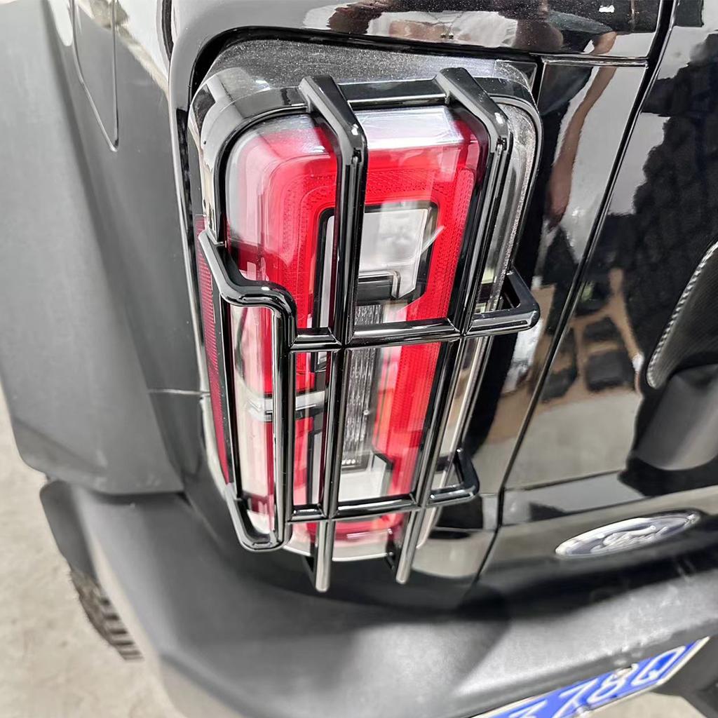 Car Rear Tail Light Decoration Cover LED Taillight Protective Guards for Ford Bronco -2023 Lamp Hood Exterior