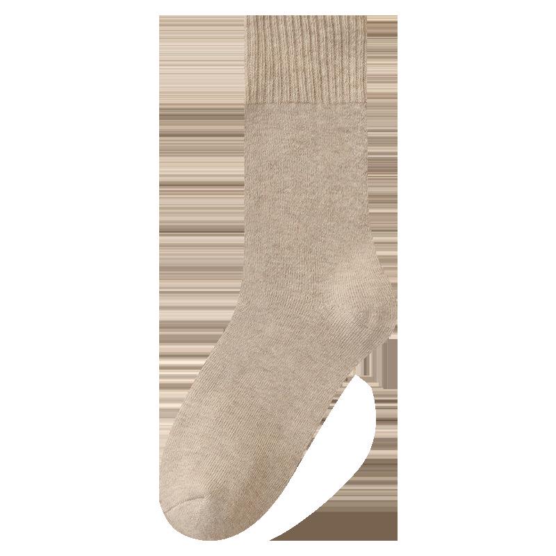 Женские носки Plus Velvet Thick Terry Mid-Tube – Теплый хлопок для осени и зимы