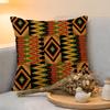 The Republic Of Ghana Kente Cloth Cushion Cover Linen SkinFriendly Soft Decorative Case For Sofa Home Decor Pillow Cover