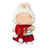 Christmas Costume Set 17cm Doll Outfit Santa Claus Clothes Santa Hat Dress Accessories Cute Dress Up Costume Set for Xmas Holiday Winter Gifts